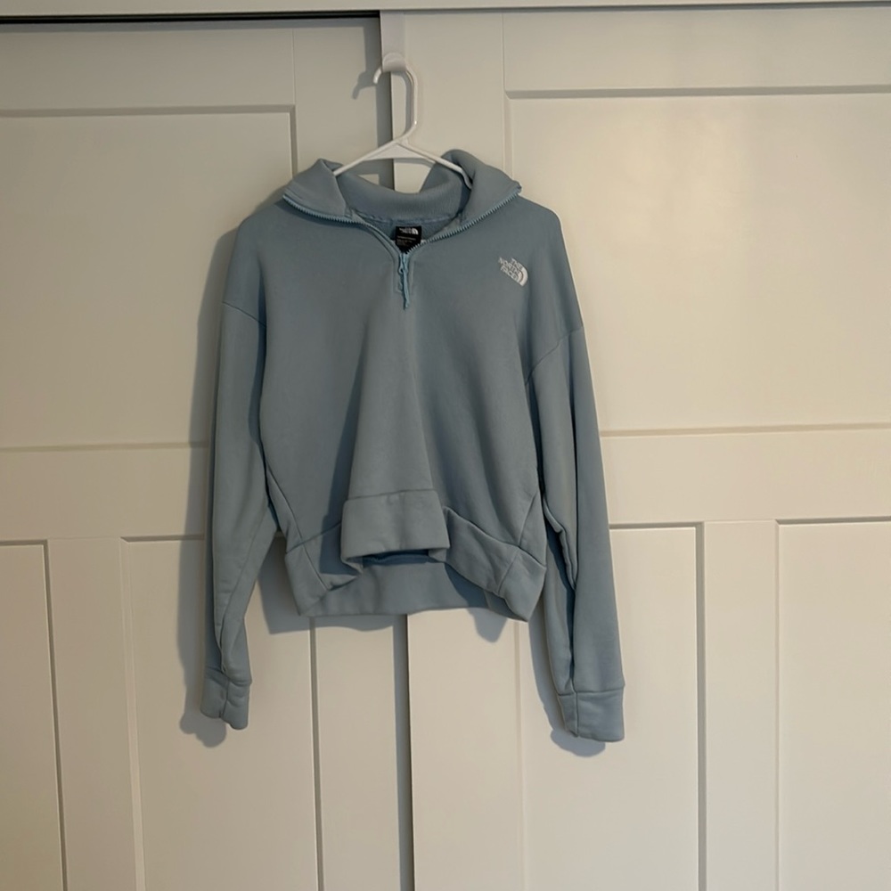 The North Face quarter zip sweatshirt